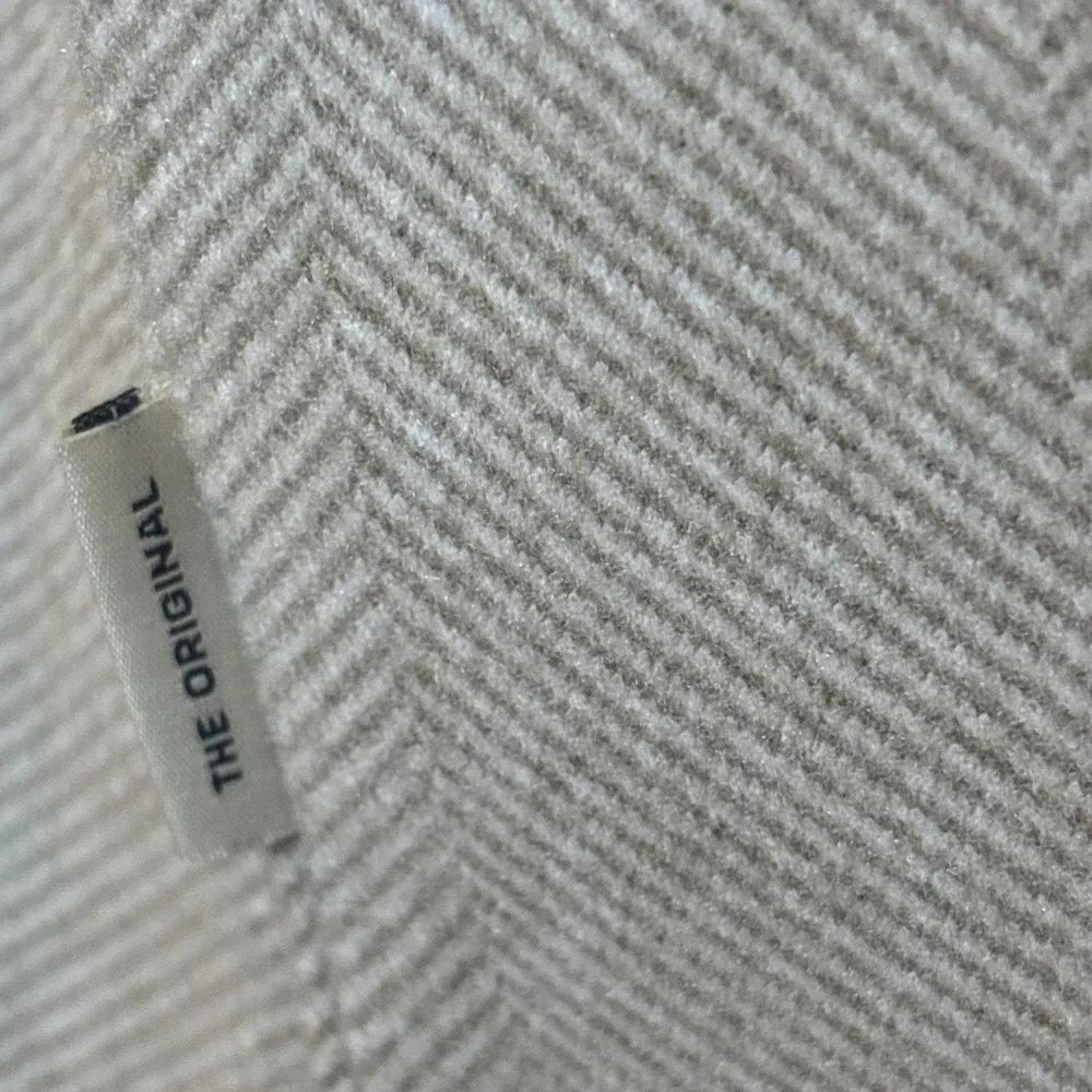 Ben‎ Sherman Jacket Alden Large Herringbone Baseball Collar Preppy Beige Grandpa